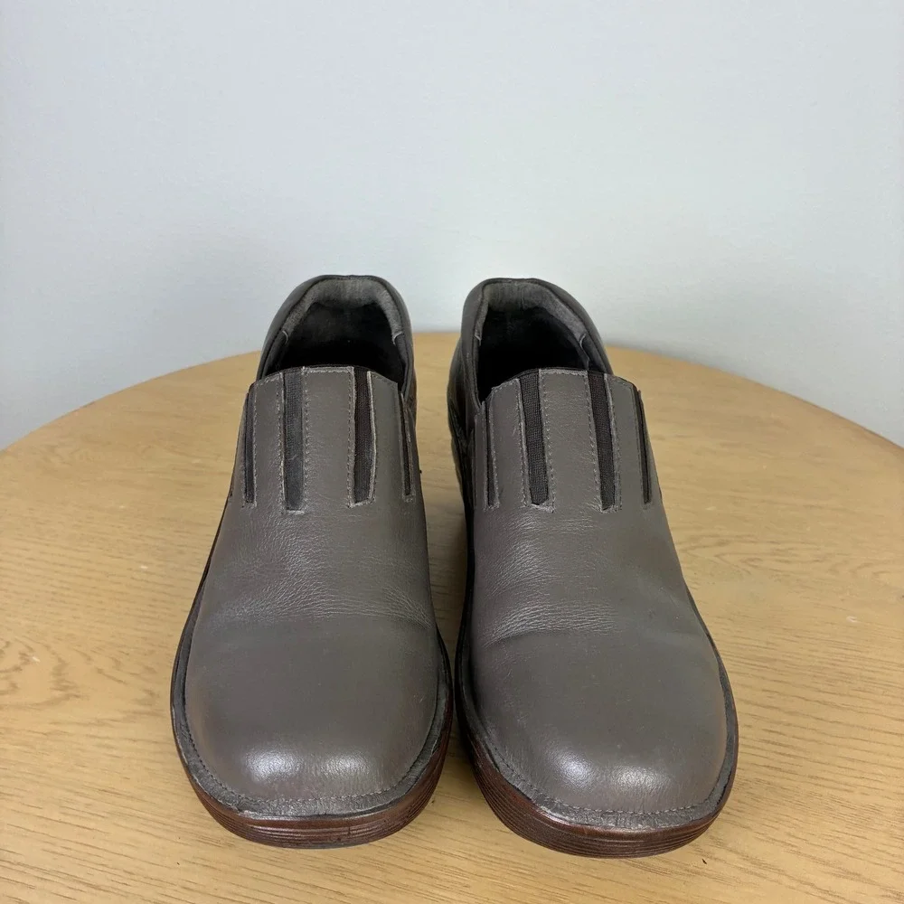 Bionica Leather Wedge Loafers‎ Slip On Shoes Women's 11 Comfort Support Walking